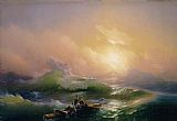 Ivan Constantinovich Aivazovsky Canvas Paintings - The Ninth Wave